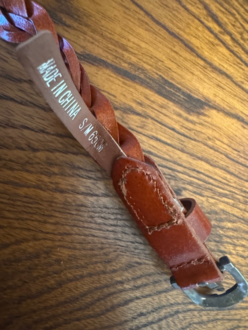 Like new Braided vegan S/M Belt in Brown - Unbranded - Picture 2 of 5